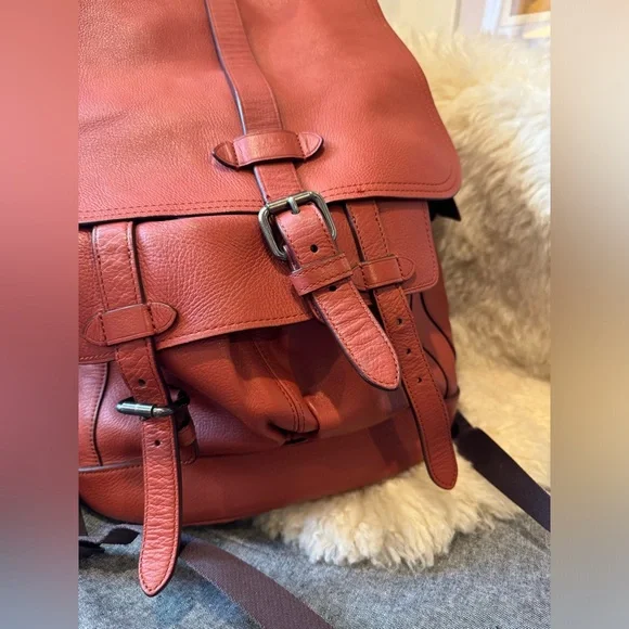 Coach Hudson Leather Backpack - Picture 12 of 16